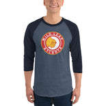 Wild Leap Atlanta Basketball 3/4 Sleeve Raglan Shirt Wild Leap Atlanta Basketball 3/4 Sleeve Raglan Shirt