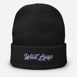Embroidered Beanie - Wild Leap Retro Script Embroidered Beanie - Wild Leap Retro Script