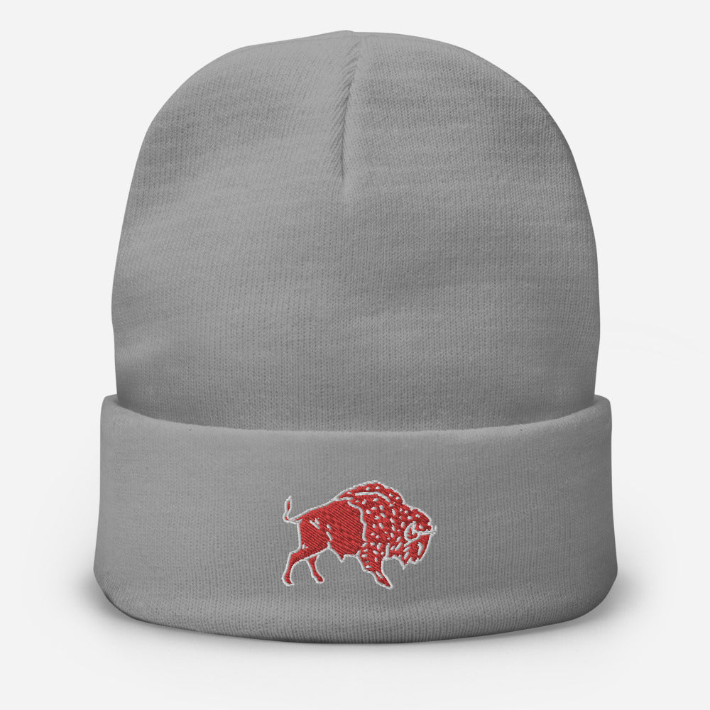 Embroidered Beanie - Wild Leap Craft Beer Buffalo Embroidered Beanie - Wild Leap Craft Beer Buffalo
