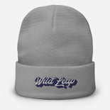 Embroidered Beanie - Wild Leap Retro Script Embroidered Beanie - Wild Leap Retro Script