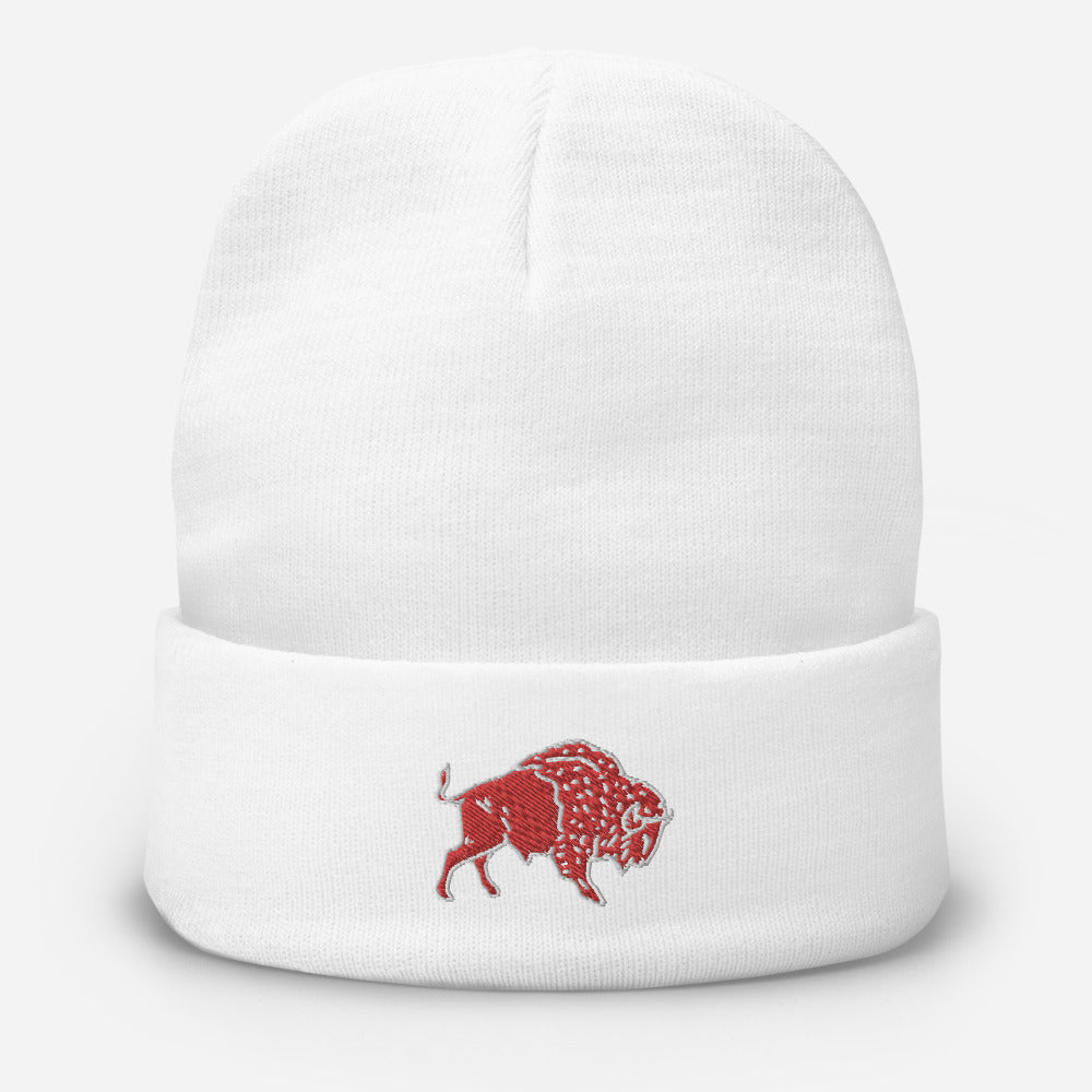 Embroidered Beanie - Wild Leap Craft Beer Buffalo Embroidered Beanie - Wild Leap Craft Beer Buffalo