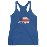Women's Buffalo Flag Racerback Tank Women's Buffalo Flag Racerback Tank