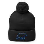 Pom-Pom Beanie - Wild Leap Vodka Bear Pom-Pom Beanie - Wild Leap Vodka Bear