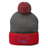 Pom-Pom Beanie - Wild Leap Vodka Bear Pom-Pom Beanie - Wild Leap Vodka Bear