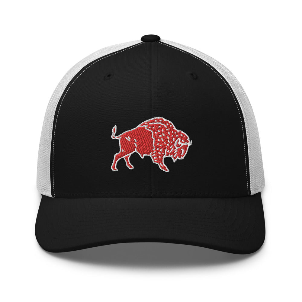 Trucker Hat - Wild Leap Buffalo  Trucker Hat - Wild Leap Buffalo