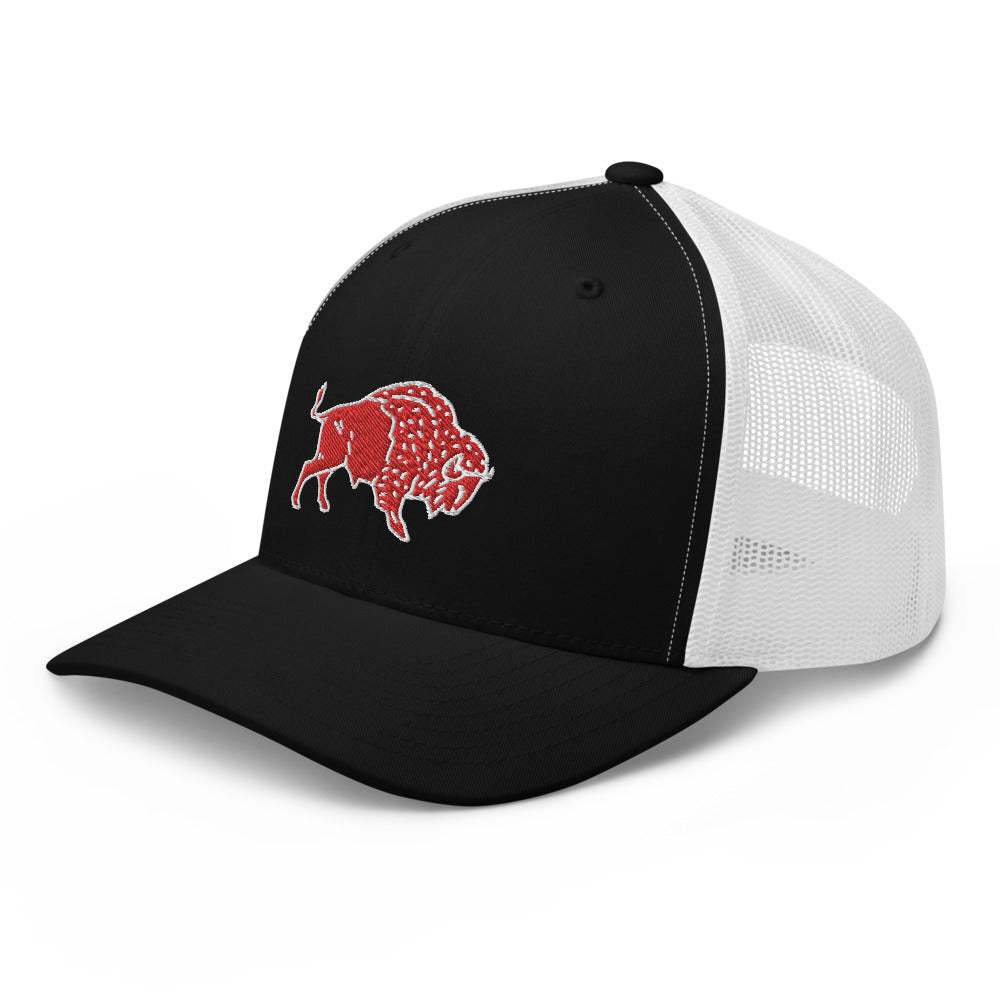 Trucker Hat - Wild Leap Buffalo  Trucker Hat - Wild Leap Buffalo