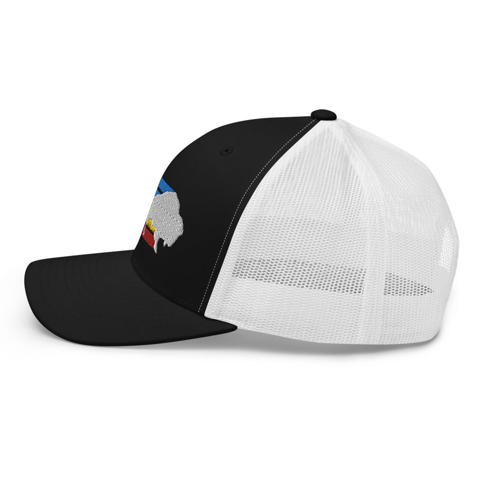Retro Stripes Trucker Hat  Retro Stripes Trucker Hat