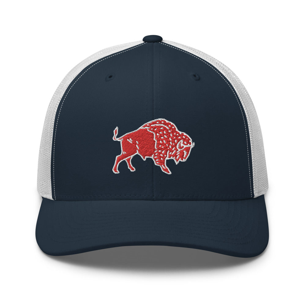 Trucker Hat - Wild Leap Buffalo  Trucker Hat - Wild Leap Buffalo