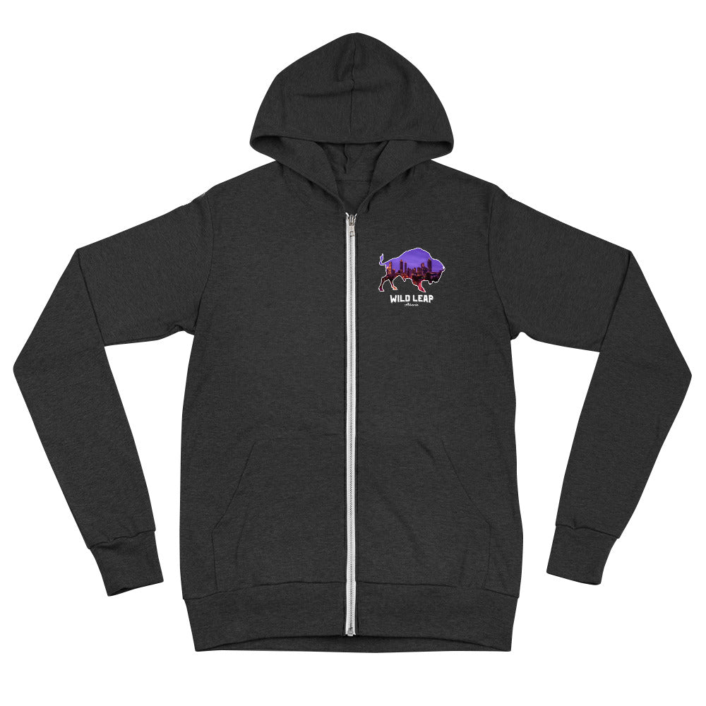 Wild Leap Atlanta Unisex Zip Hoodie Wild Leap Atlanta Unisex Zip Hoodie