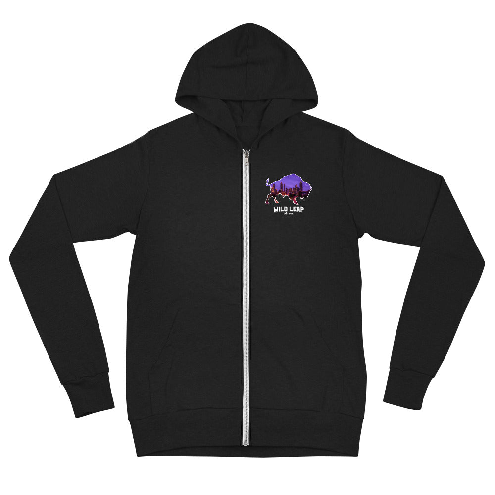 Wild Leap Atlanta Unisex Zip Hoodie Wild Leap Atlanta Unisex Zip Hoodie