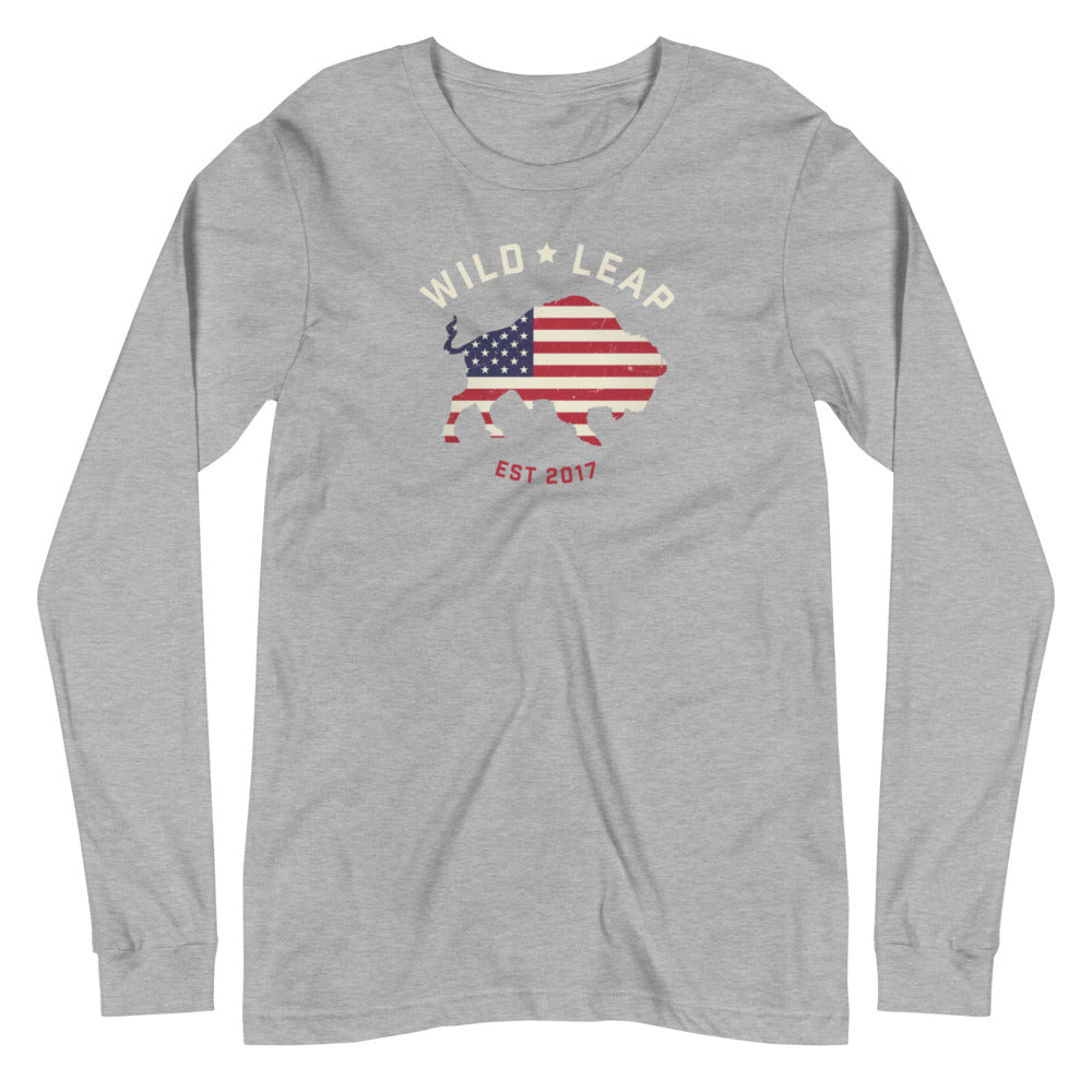 Stars & Stripes Unisex Long Sleeve Tee Stars & Stripes Unisex Long Sleeve Tee