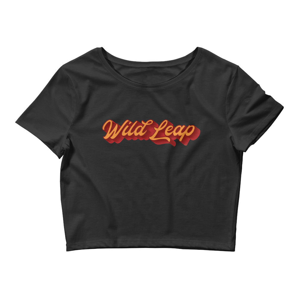 Retro Script Women’s Crop Tee Retro Script Women’s Crop Tee