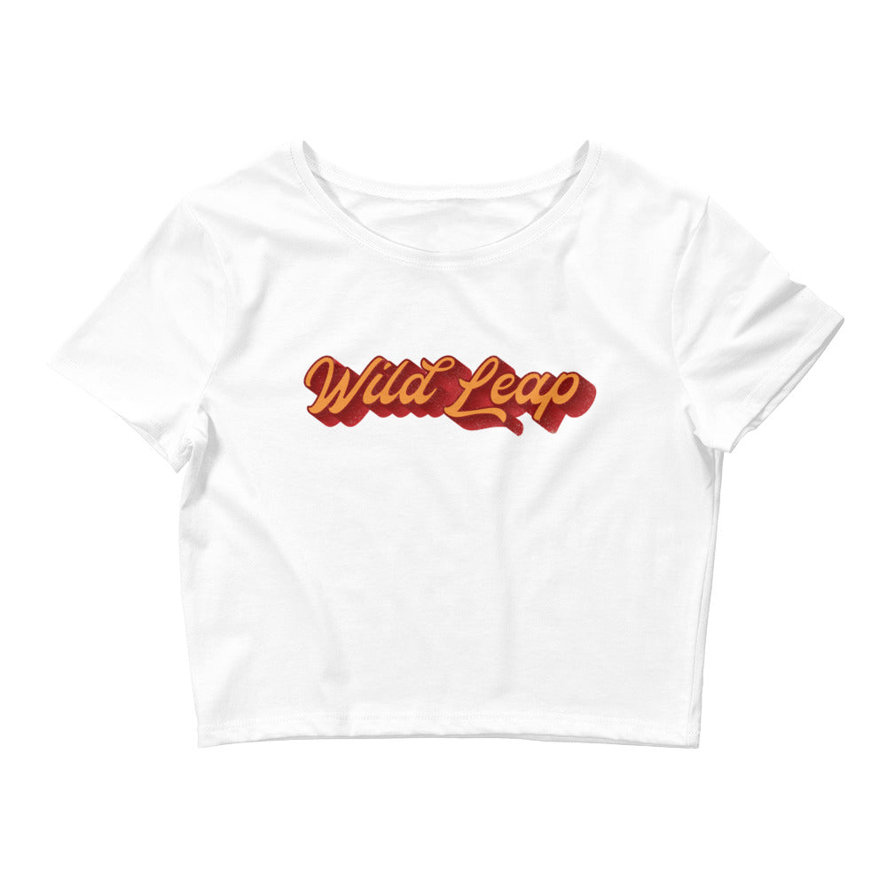 Retro Script Women’s Crop Tee Retro Script Women’s Crop Tee