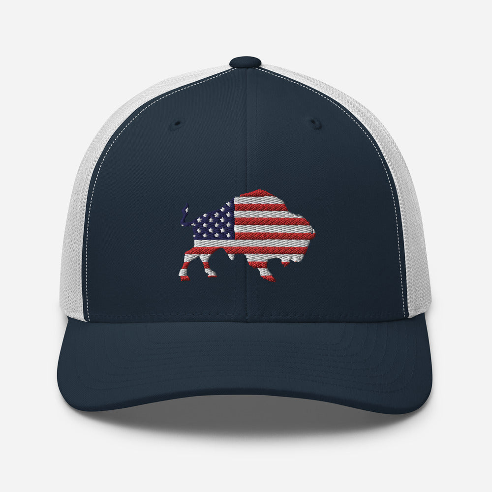 Trucker Hat - American Buffalo – Wild Leap