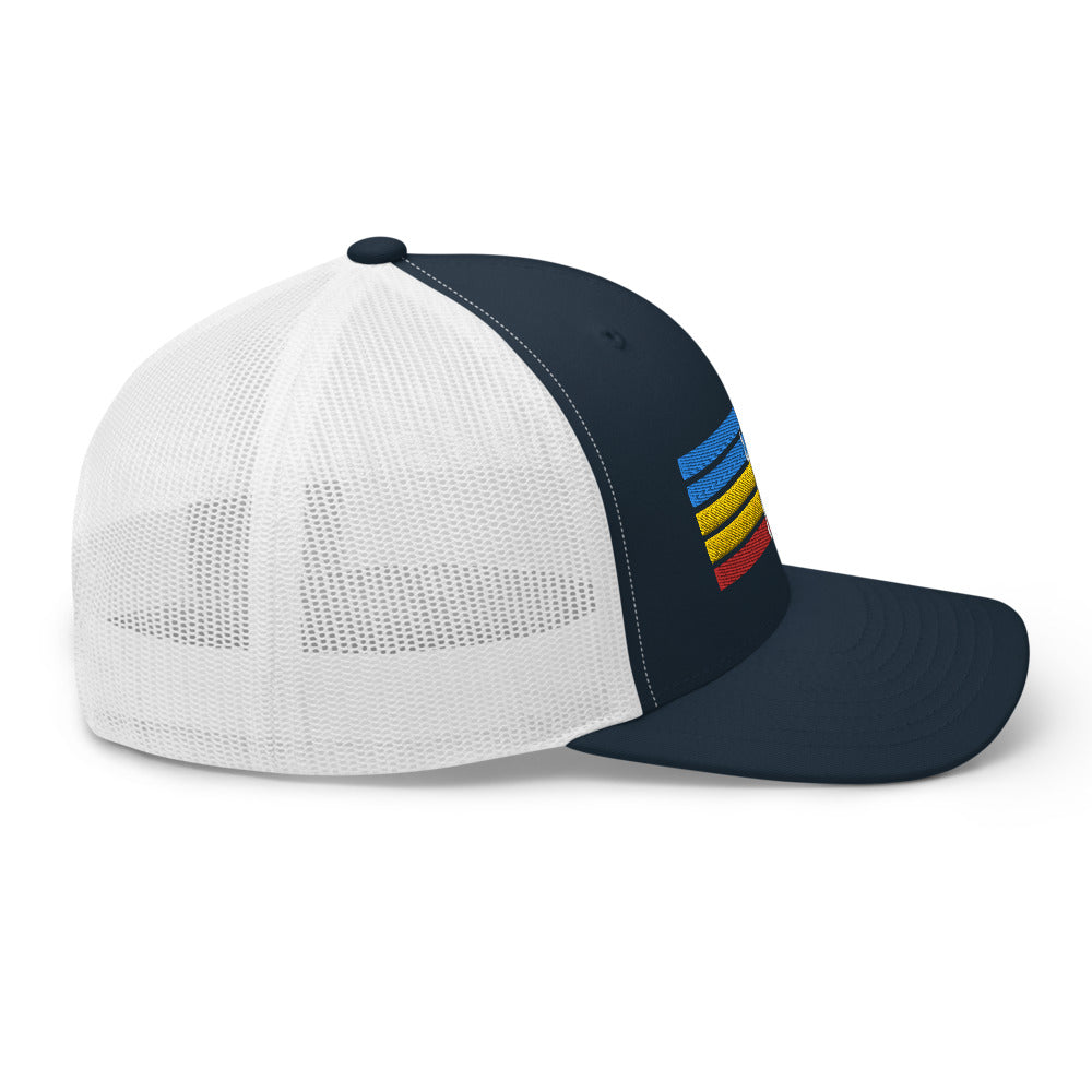 Retro Stripes Trucker Hat – Wild Leap