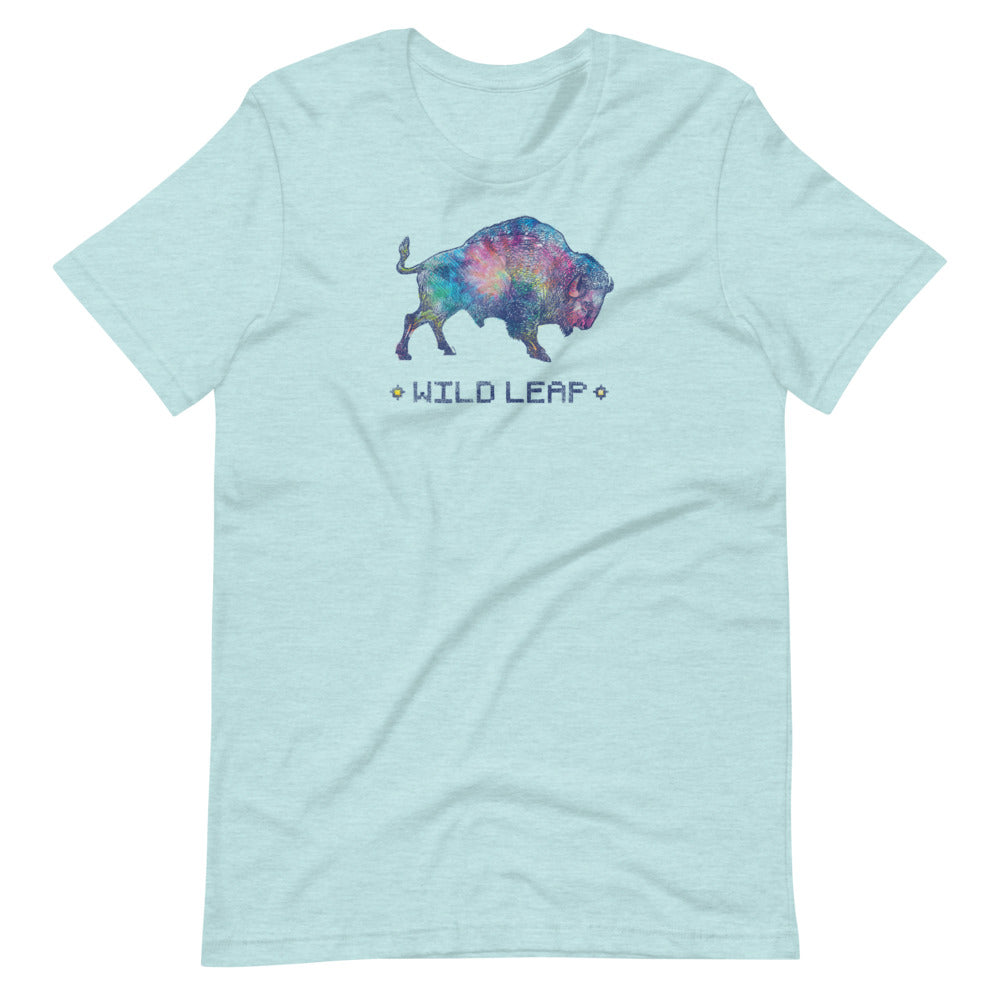 Watercolor Tie Dyed Buffalo Unisex T-Shirt